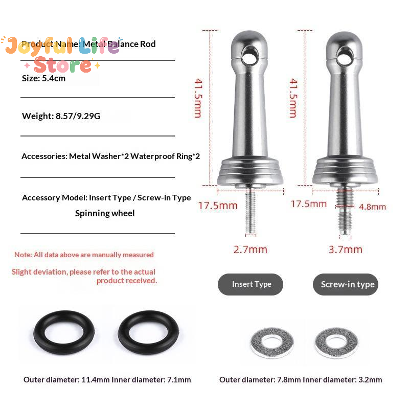 Gasket Mount Kit - Fishing Wheel Balance Rod Universal Aluminum