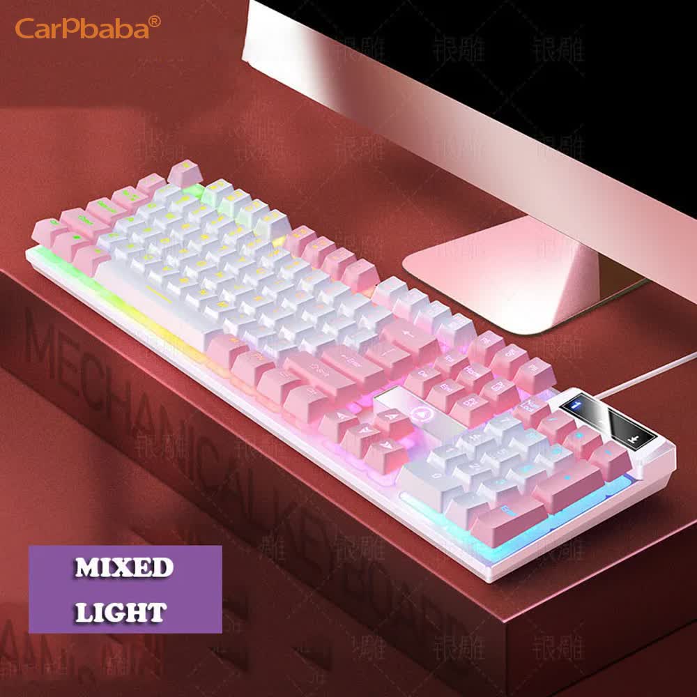 Gaming Keyboard Hand - Carpbaba K500 104 Key USB Wired