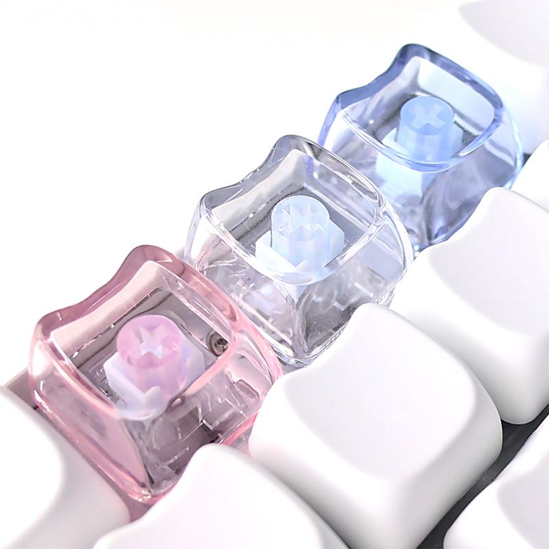 Keyboard Gaming Transparent - 10Pcs Cute Cat Shaped Transparent Keycaps