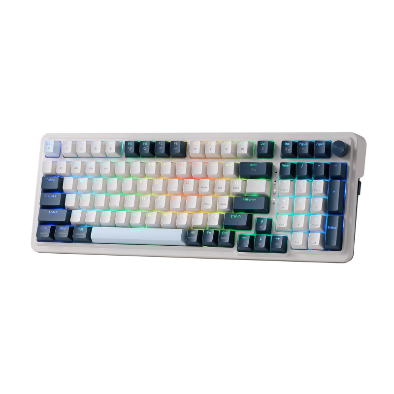 Gaming Keyboard No Noise - Redragon K686 PRO 98 Keys 3-Mode