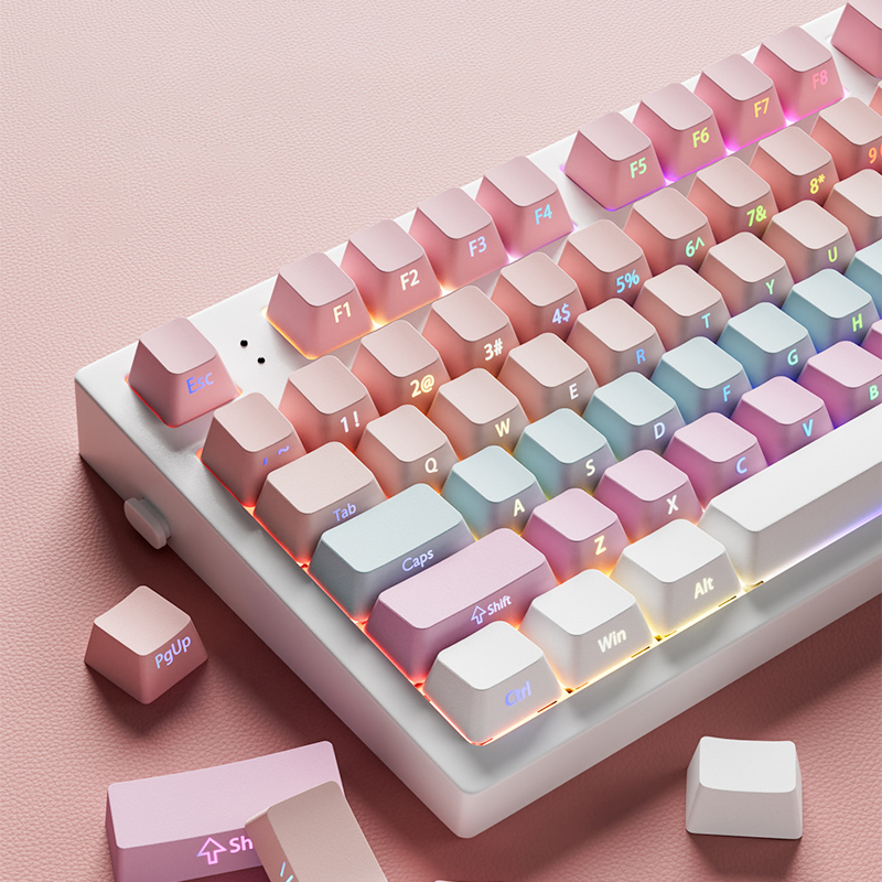 Gaming Keyboard Best - Babysbreath Side Print Shine Through Keycap