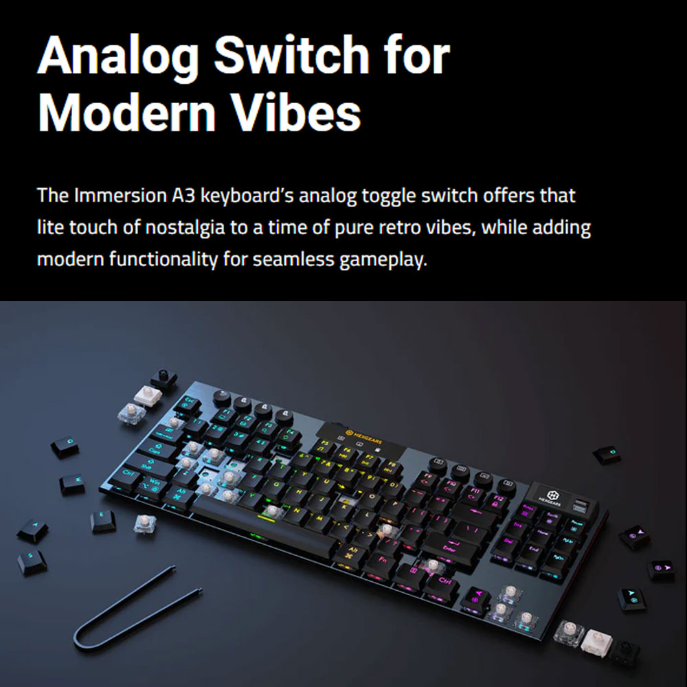 HEXGEARS A3 Mechanical Keyboar - Gaming Keyboard E Yooso recension och pris