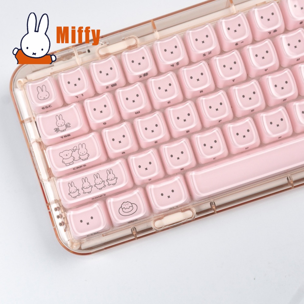 Kawaii Miffy Keycaps Cute Rabb - Gaming Keyboard Best recension och pris