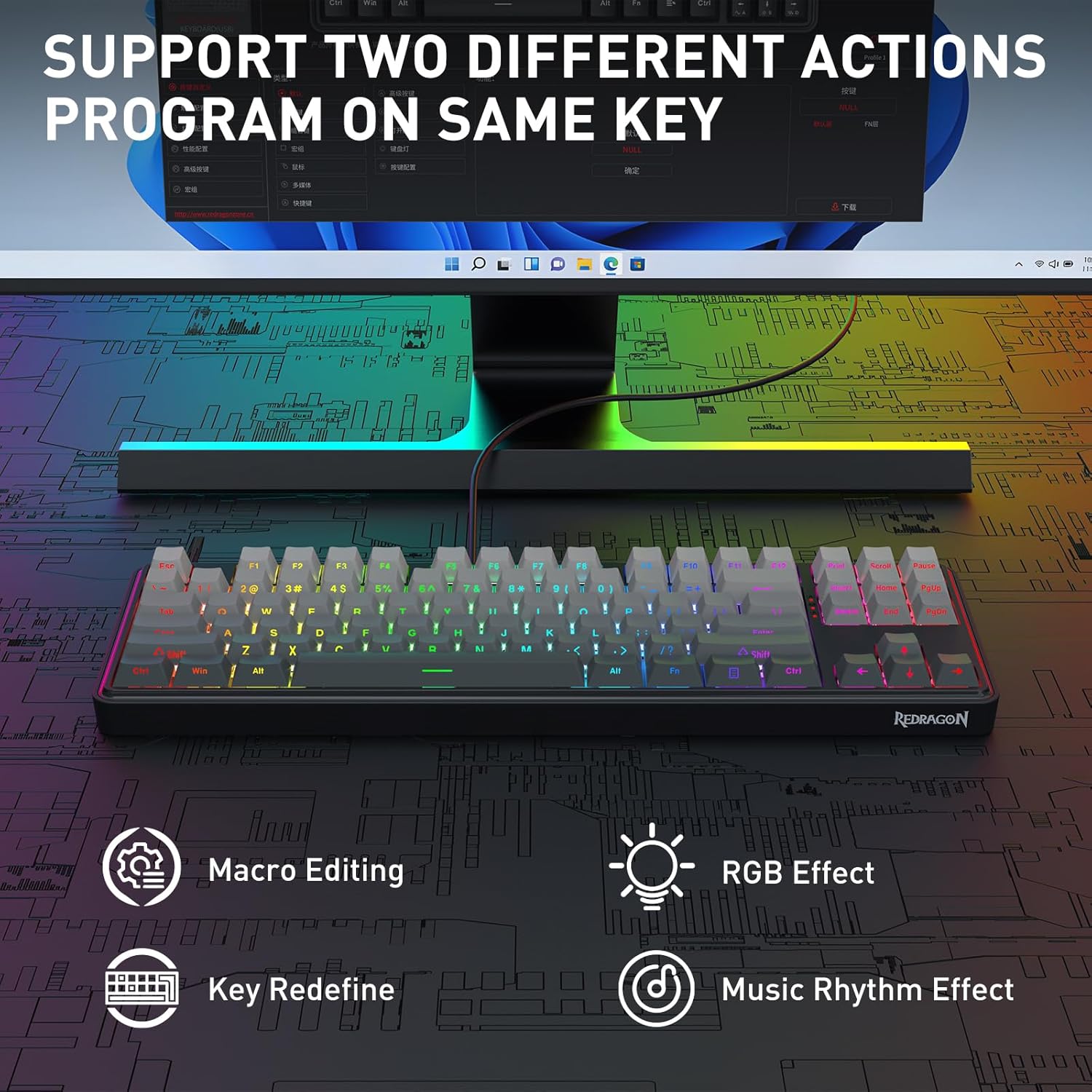 Redragon HE Rapid Trigger Gami - Gaming Keyboard E Yooso recension och pris