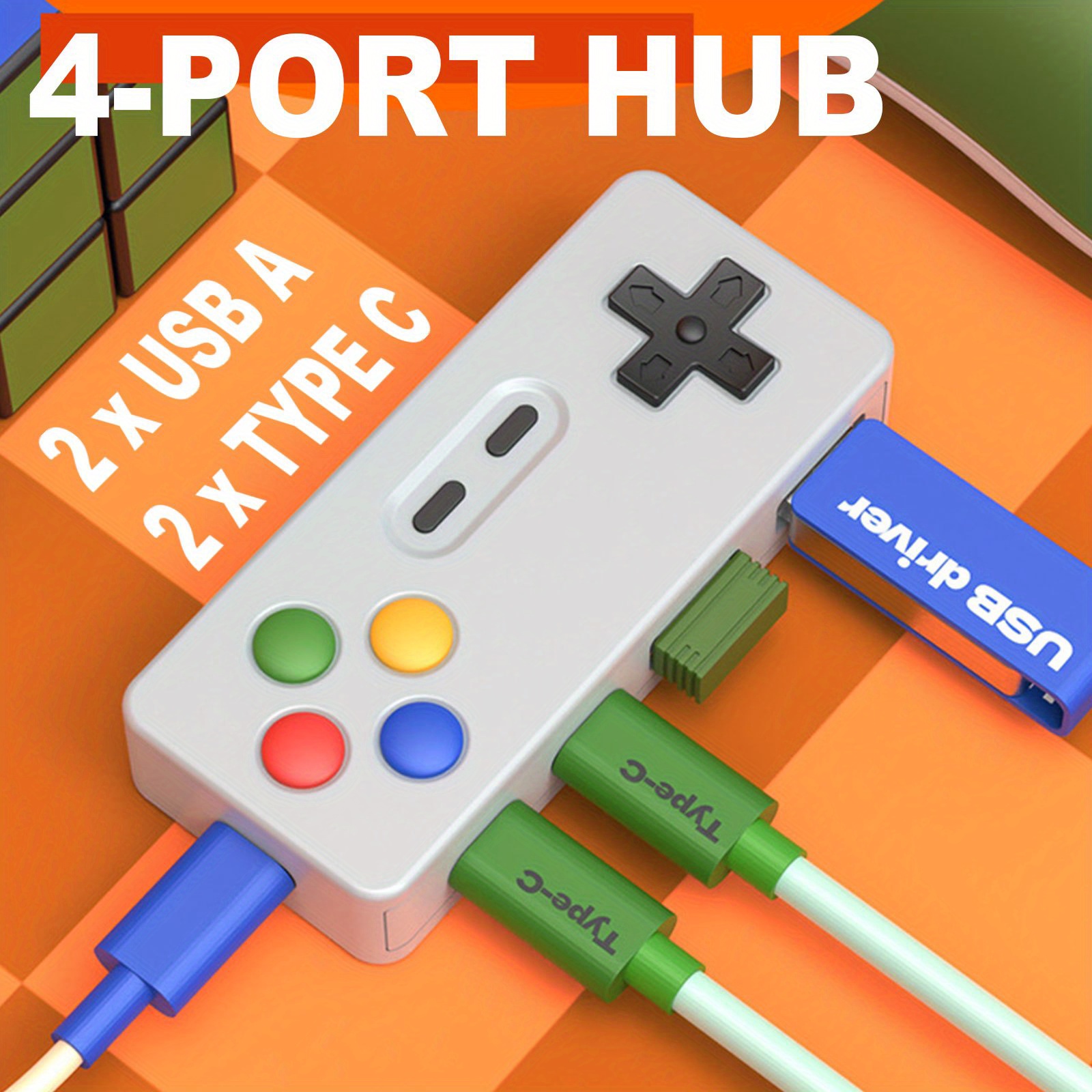1PC Cartoon USB C Extension Ad - Gaming Keyboard Type C recension och pris