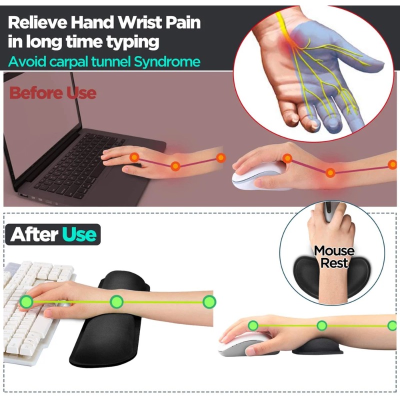 Ergonomic Keyboard Wrist Rest  - Gaming Keyboard Ergonomics recension och pris