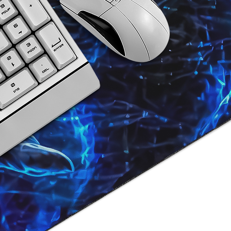 Mouse Pad Blue Death Gaming XL - Gaming Keyboard Blue recension och pris