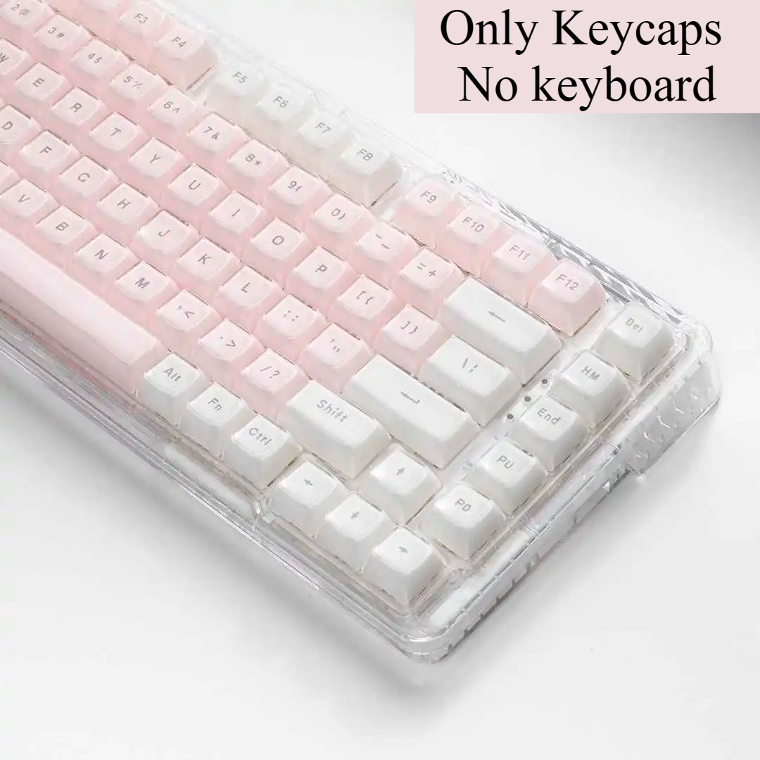 Crystal Transparent Keycaps Pi - Keyboard Gaming Transparent recension och pris