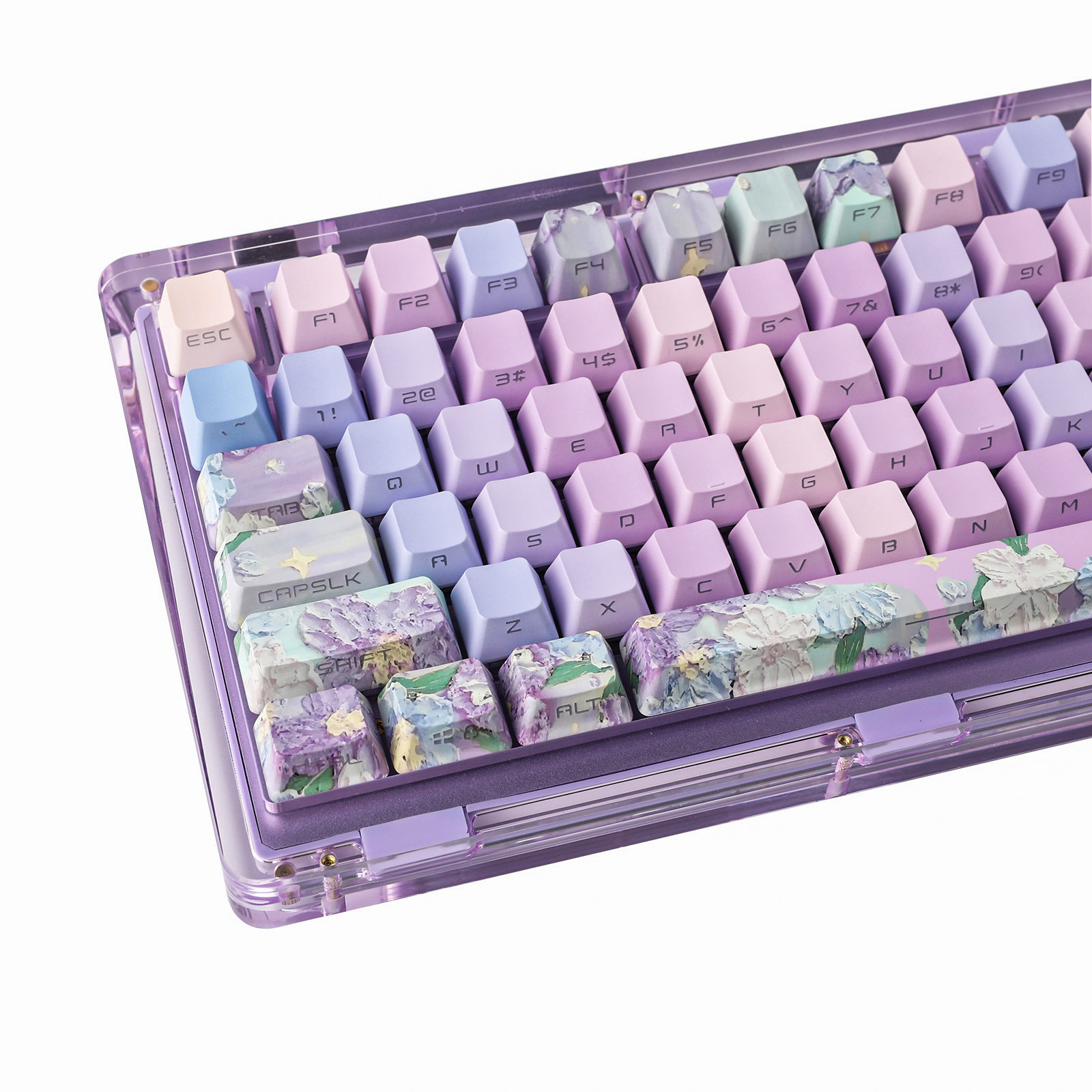 KiiBOOM Violet Keycaps Set 133 - Gaming Keyboard Extension recension och pris
