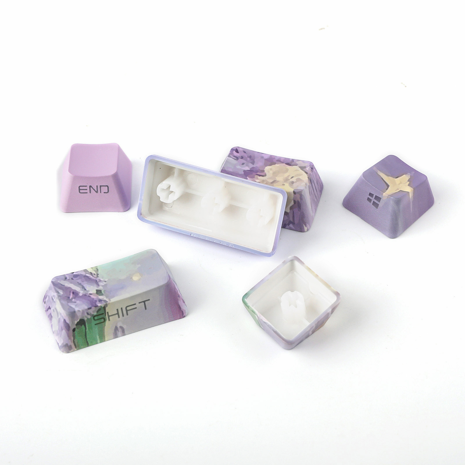 KiiBOOM Violet Keycaps Set 133 - Gaming Keyboard Extension recension och pris