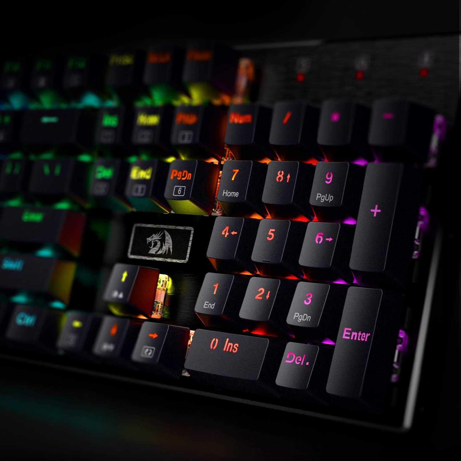 Redragon K556 RGB LED Backlit  - Gaming Keyboard No Noise recension och pris