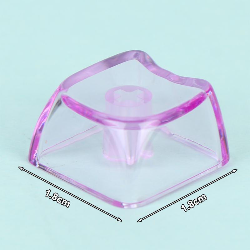10Pcs Cute Cat Shaped Transpar - Keyboard Gaming Transparent recension och pris