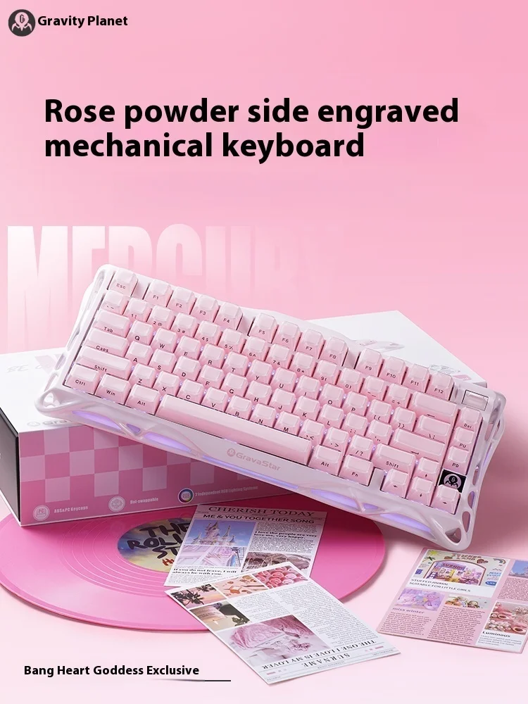 Grava Star Mercury K1 Wireless - Keyboard Gaming Transparent recension och pris