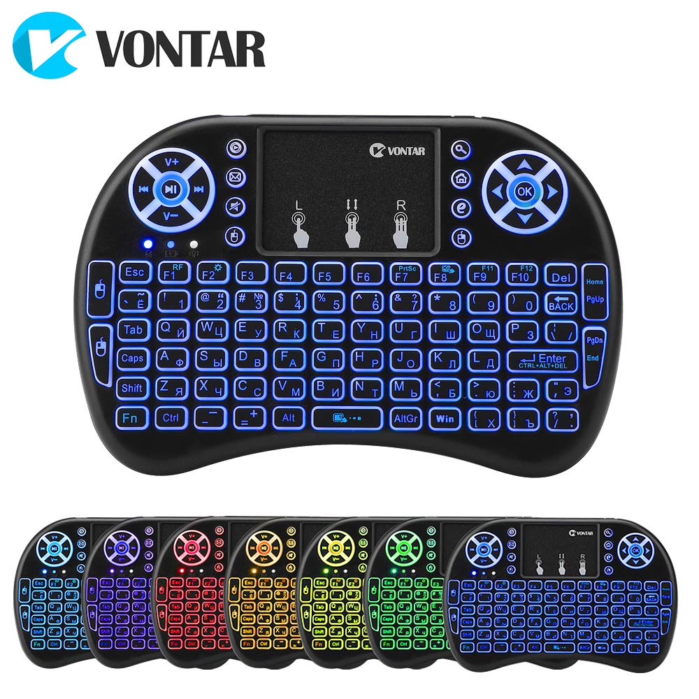 VONTAR I8 Wireless Keyboard Ru - Gaming Keyboard Hand recension och pris
