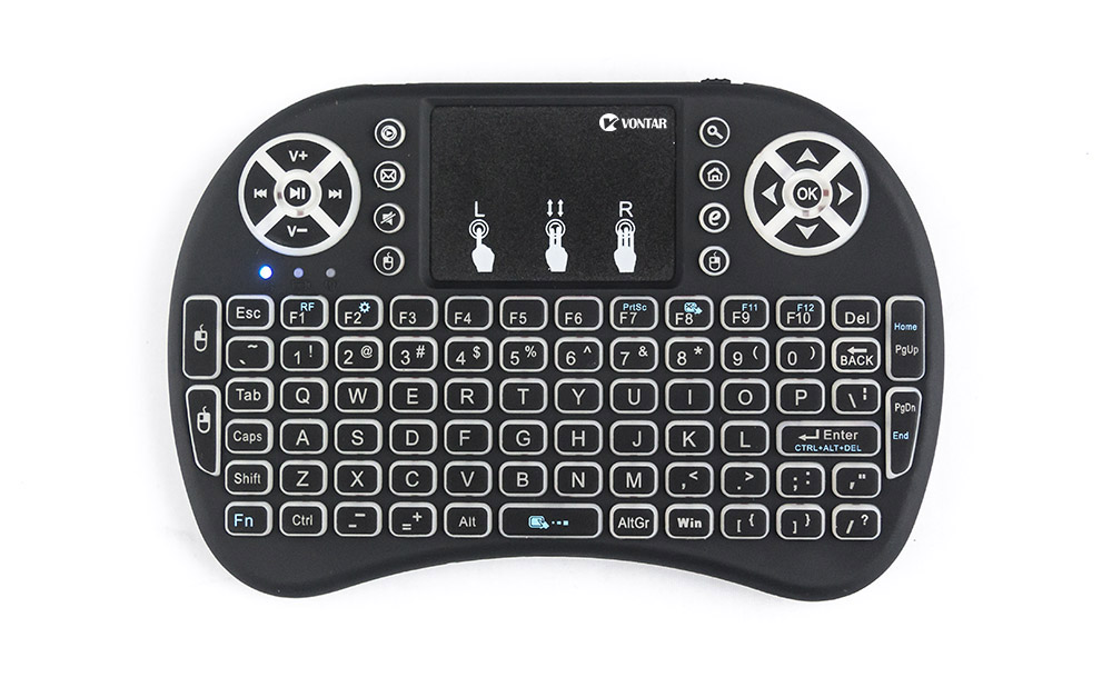 VONTAR I8 Wireless Keyboard Ru - Gaming Keyboard Hand recension och pris