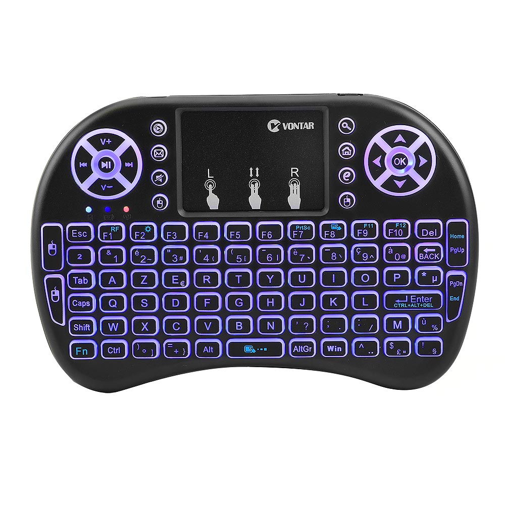 VONTAR I8 Wireless Keyboard Ru - Gaming Keyboard Hand recension och pris