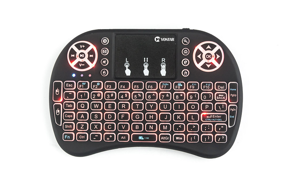 VONTAR I8 Wireless Keyboard Ru - Gaming Keyboard Hand recension och pris