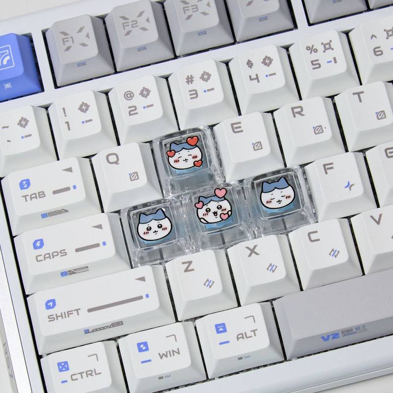 Chiikawa 4 Pcs Handmade Transp - Keyboard Gaming Transparent recension och pris