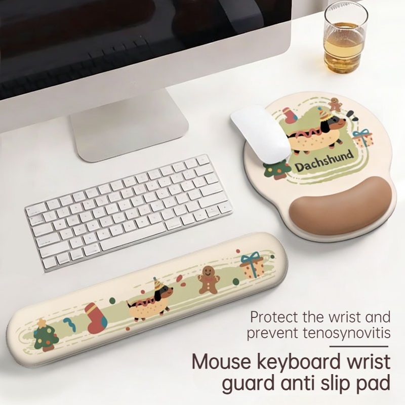 Creative cartoon sausage dog t - Gaming Keyboard Hand recension och pris