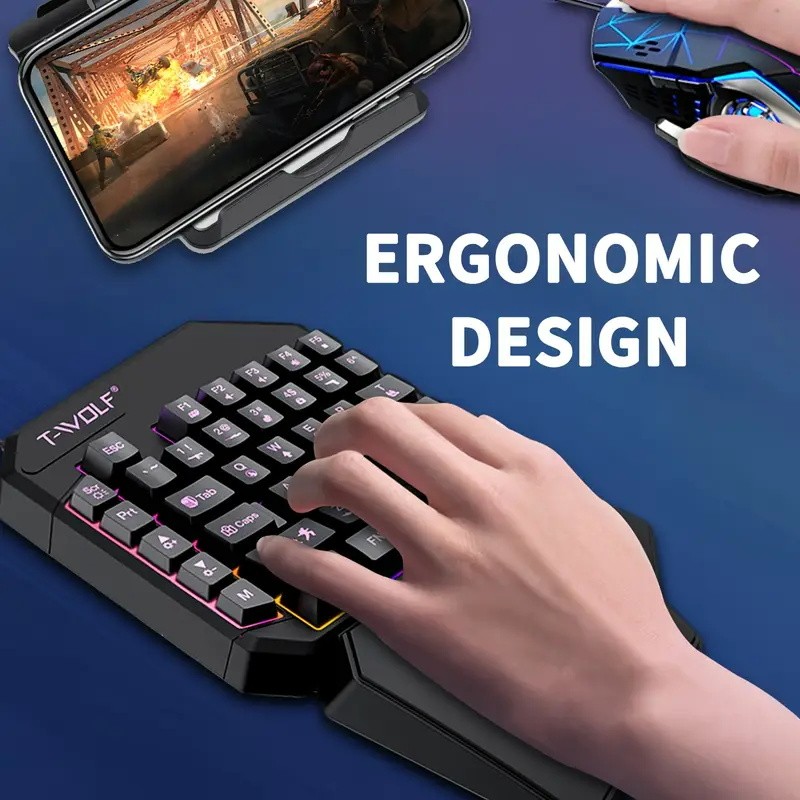 FocusOnPC TF900 2-in-1 Mobile  - Gaming Keyboard Hand recension och pris