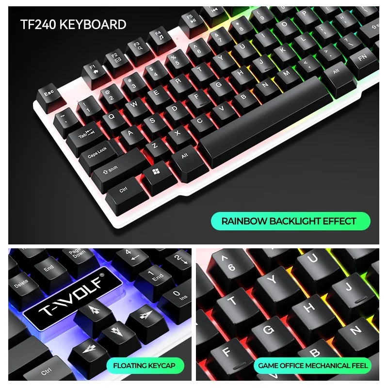 NEW USB Keyboard And Mouse Gam - Gaming Keyboard Extension recension och pris