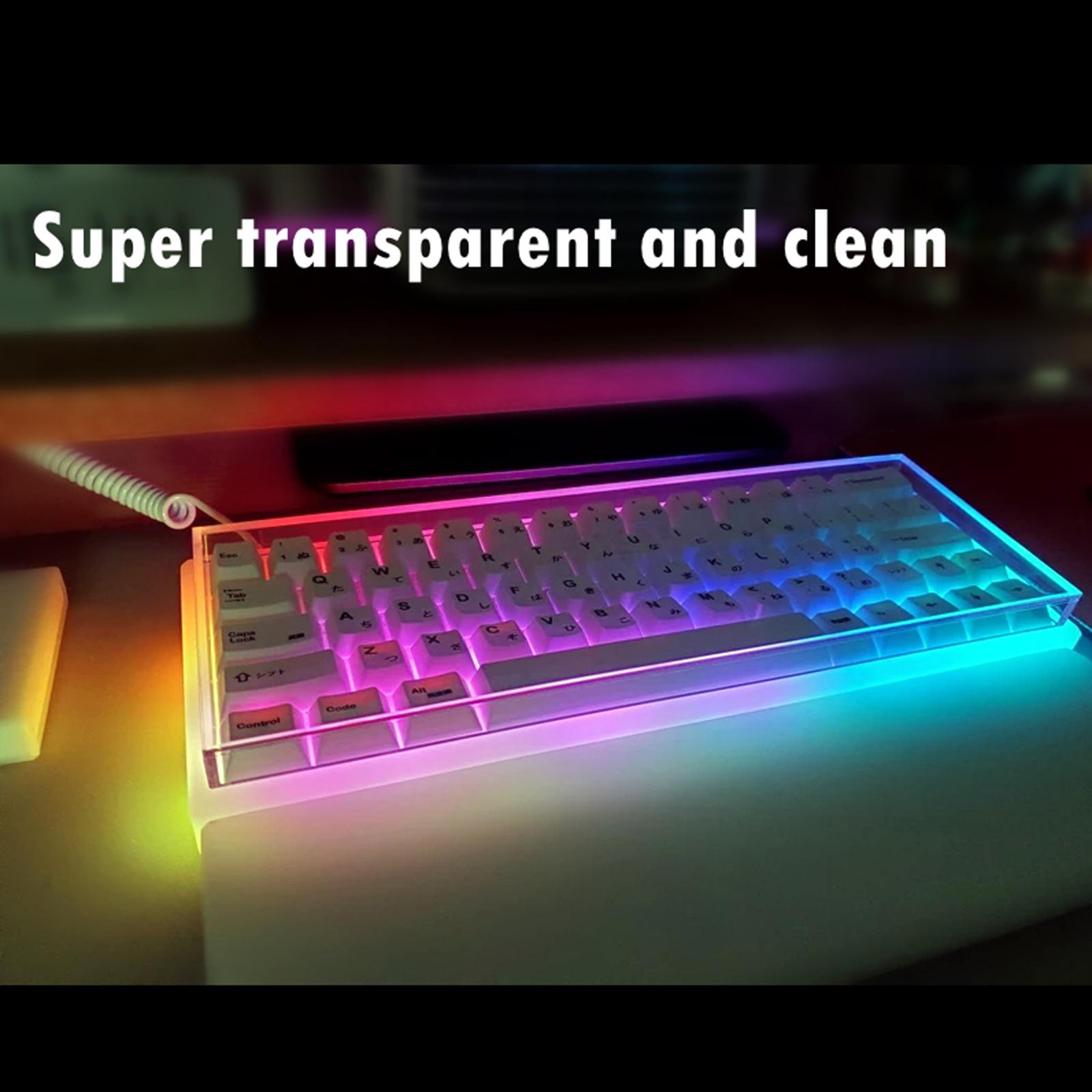 Acrylic Mechanical Keyboard Du - Keyboard Gaming Transparent recension och pris