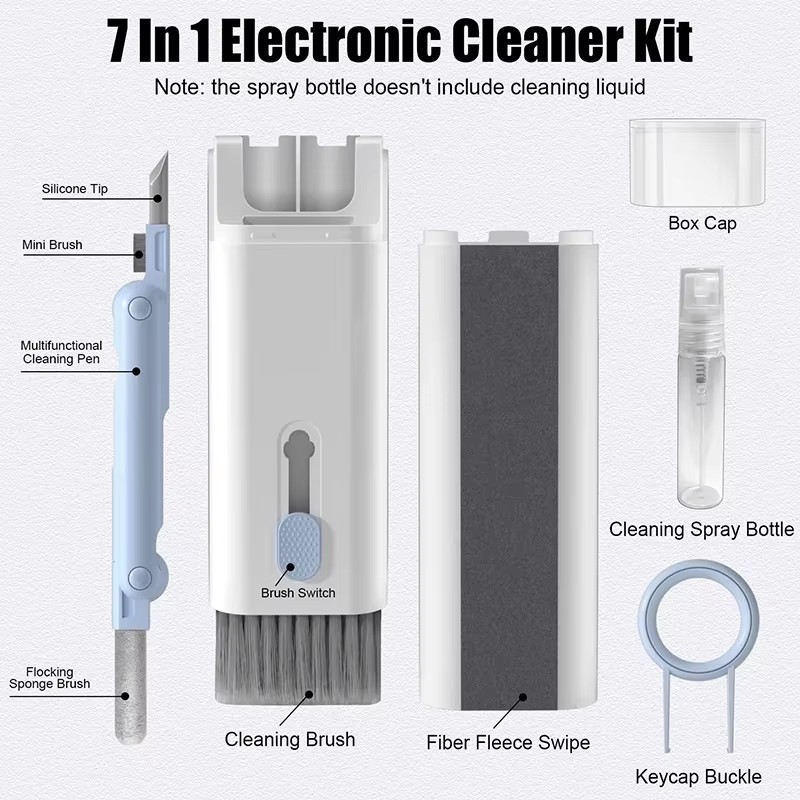 7 in 1 Computer Keyboard Clean - Keycap Puller Ring recension och pris