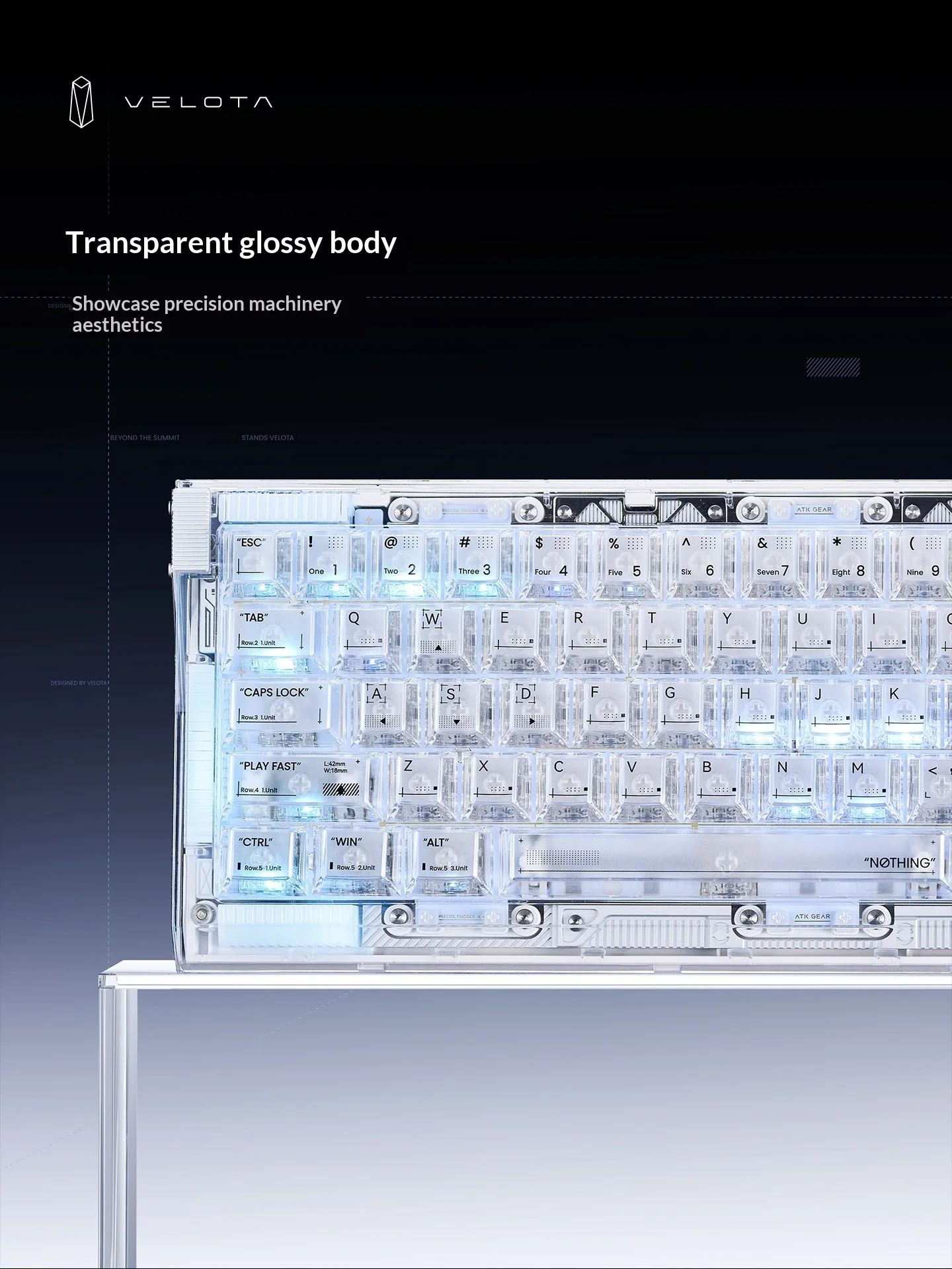 ATK Velota Nothing 68 Hall Eff - Gaming Keyboard Hall Effect Switches recension och pris
