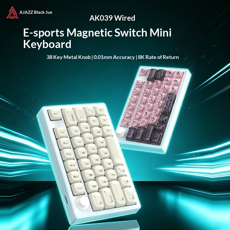 Ajazz AK039 Hall Effect Gaming - Gaming Keyboard Hall Effect Switches recension och pris