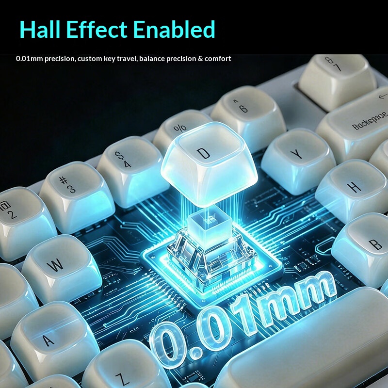 Ajazz AK039 Hall Effect Gaming - Gaming Keyboard Hall Effect Switches recension och pris