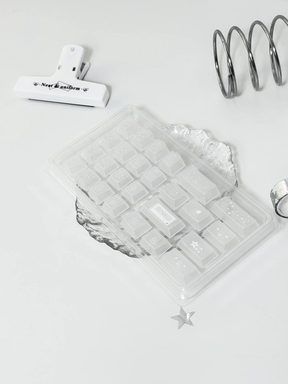 Kawai Miffy Keycaps Transparen - Keyboard Gaming Transparent recension och pris