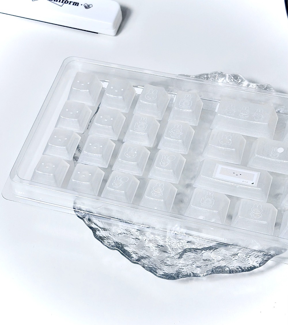 Kawai Miffy Keycaps Transparen - Keyboard Gaming Transparent recension och pris