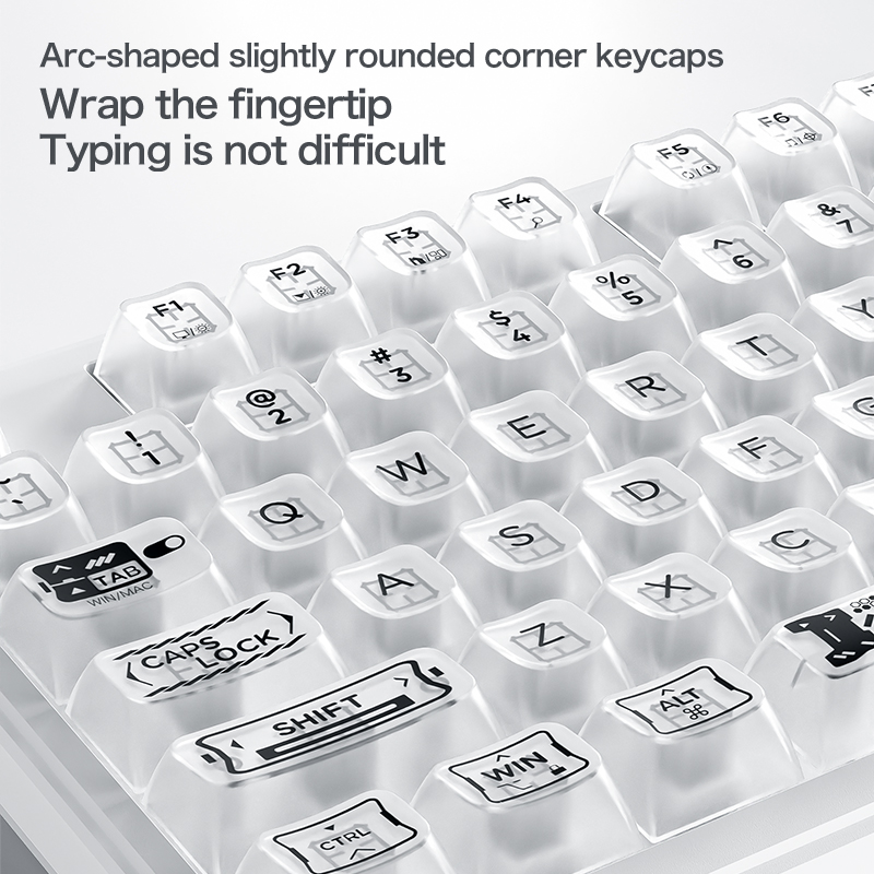 Wired RGB Transparent Keyboard - Keyboard Gaming Transparent recension och pris