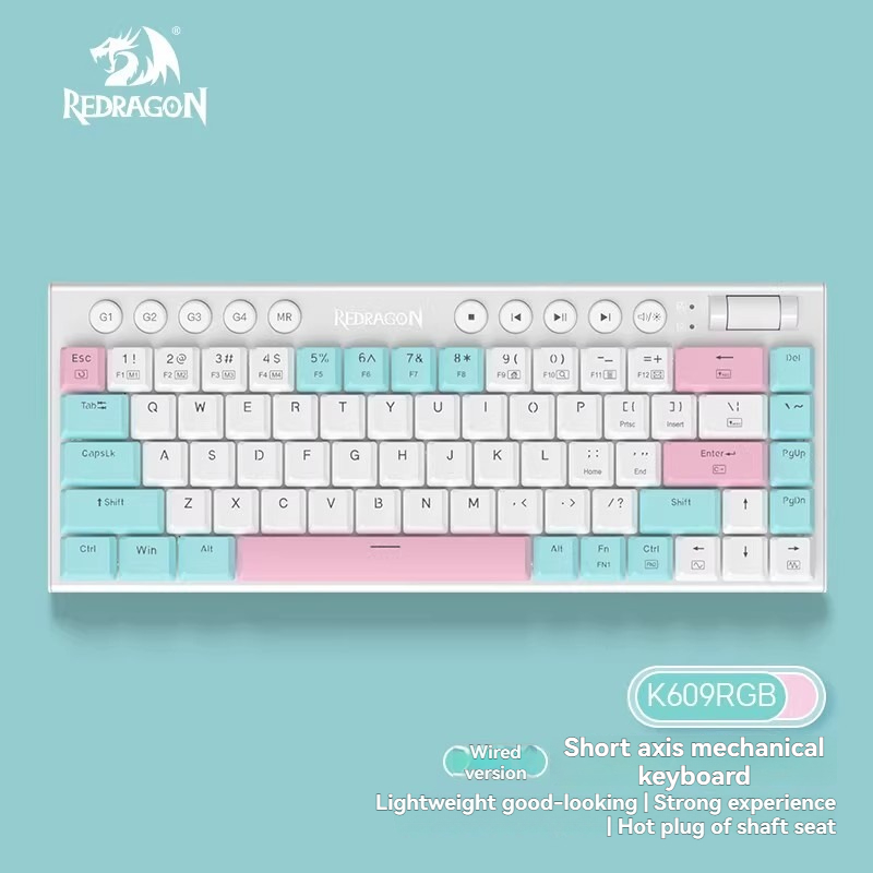 REDRAGON K609 Low Profile Mech - Gaming Keyboard E Yooso recension och pris