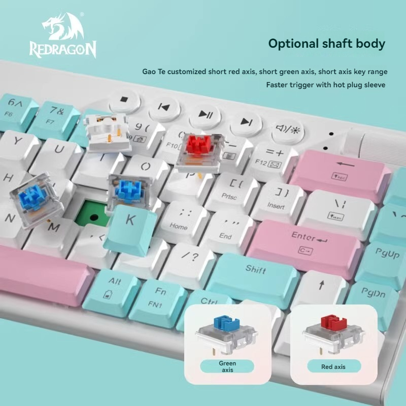 REDRAGON K609 Low Profile Mech - Gaming Keyboard E Yooso recension och pris