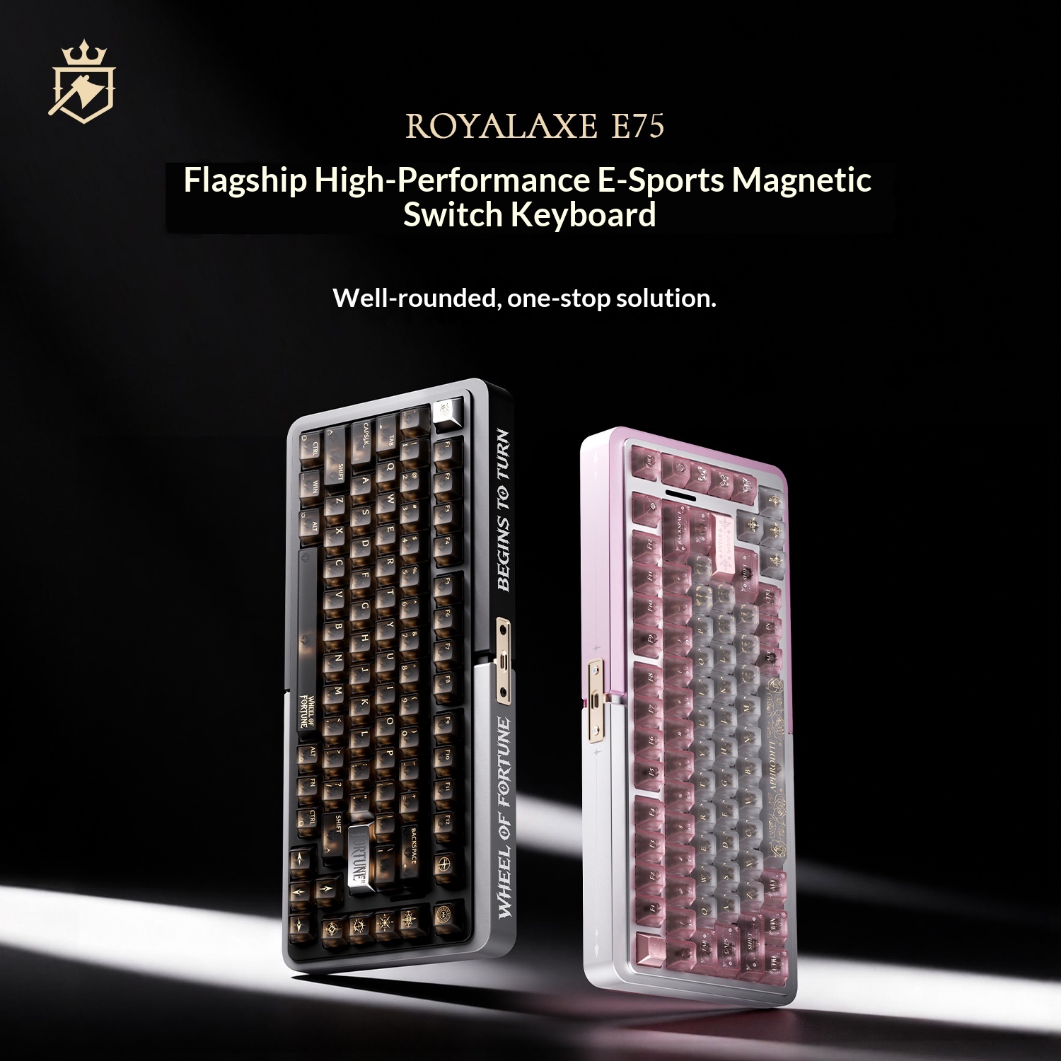 Royalaxe E75 HE Aluminum Shell - Gaming Keyboard Hall Effect Switches recension och pris