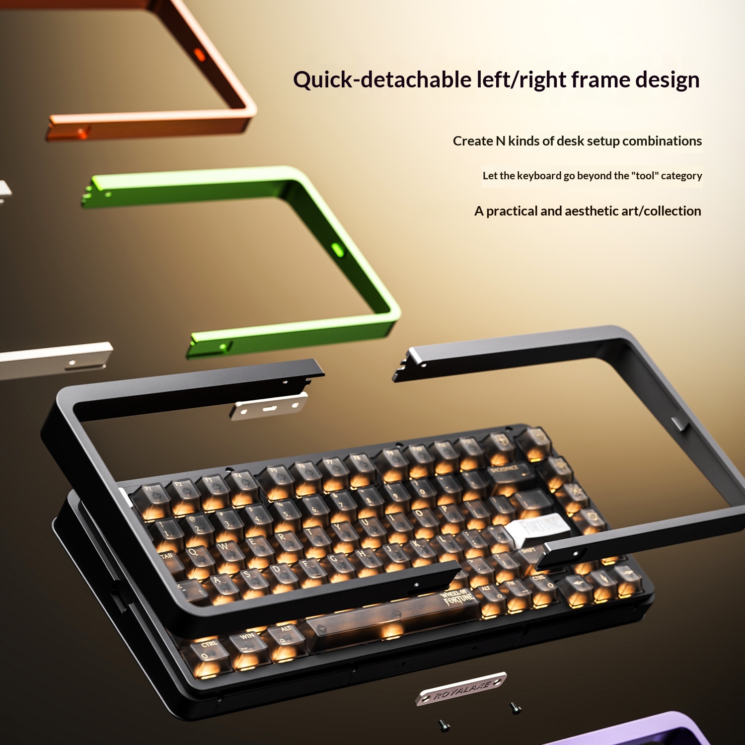 Royalaxe E75 HE Aluminum Shell - Gaming Keyboard Hall Effect Switches recension och pris