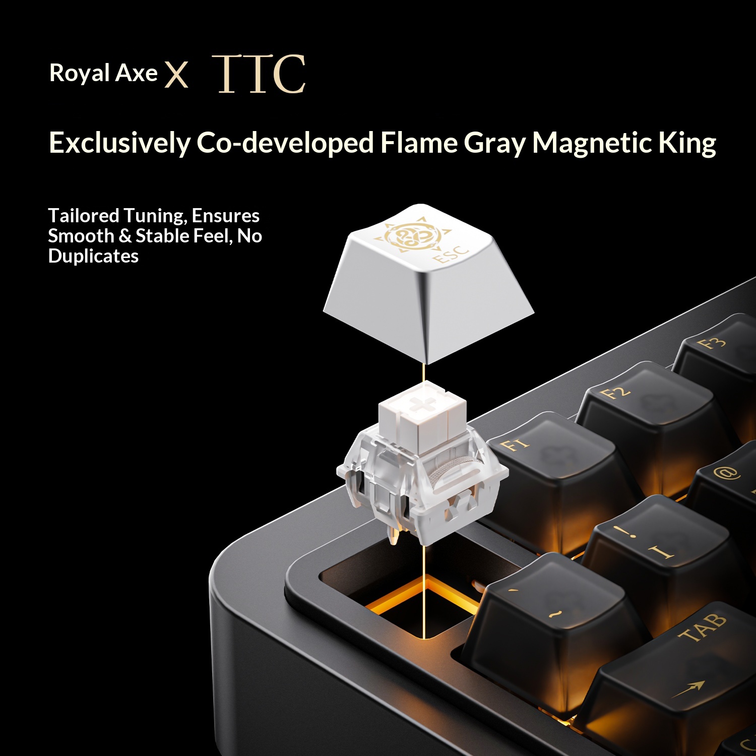 Royalaxe E75 HE Aluminum Shell - Gaming Keyboard Hall Effect Switches recension och pris